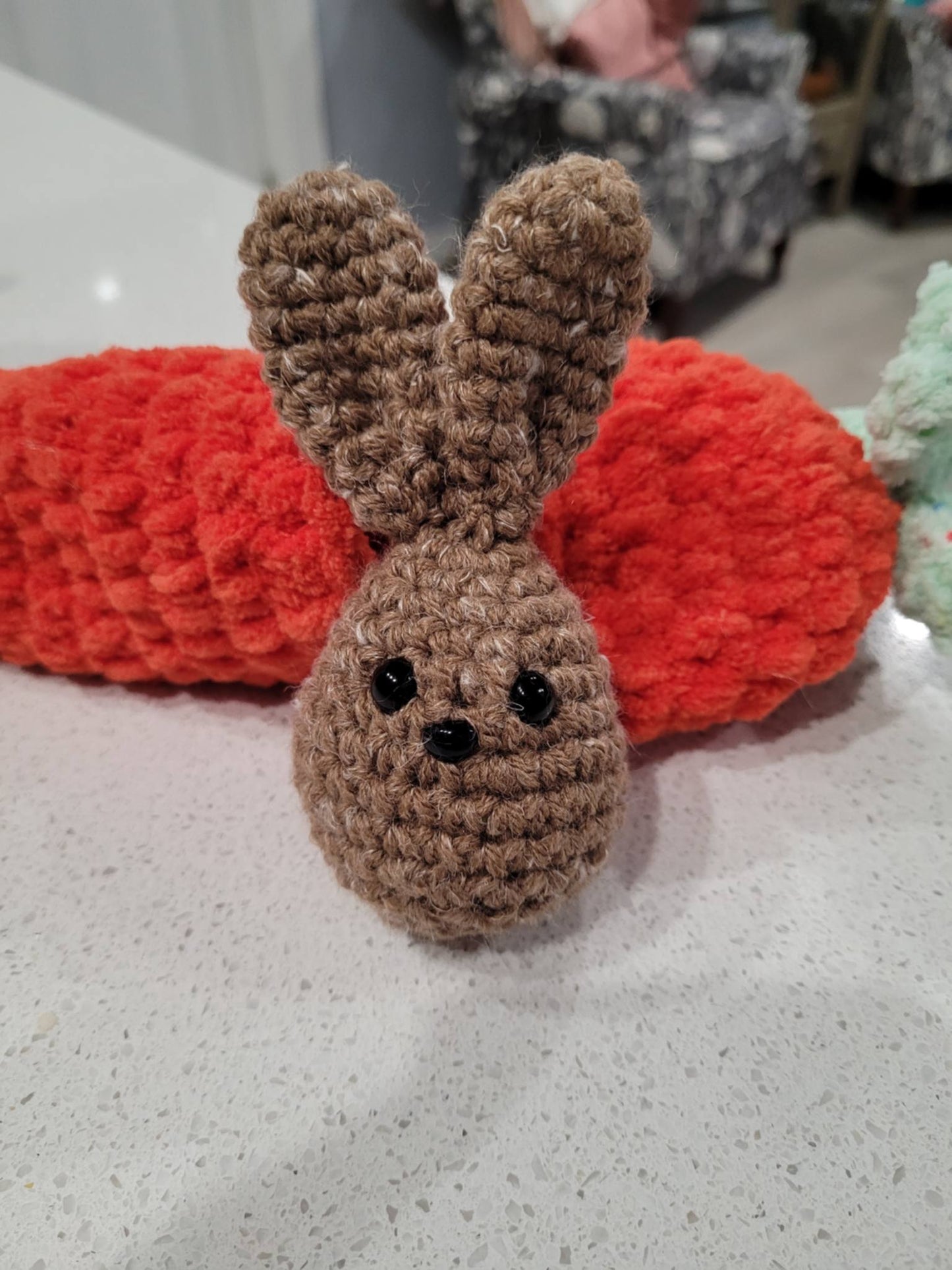 Carrot with Brown Bunny