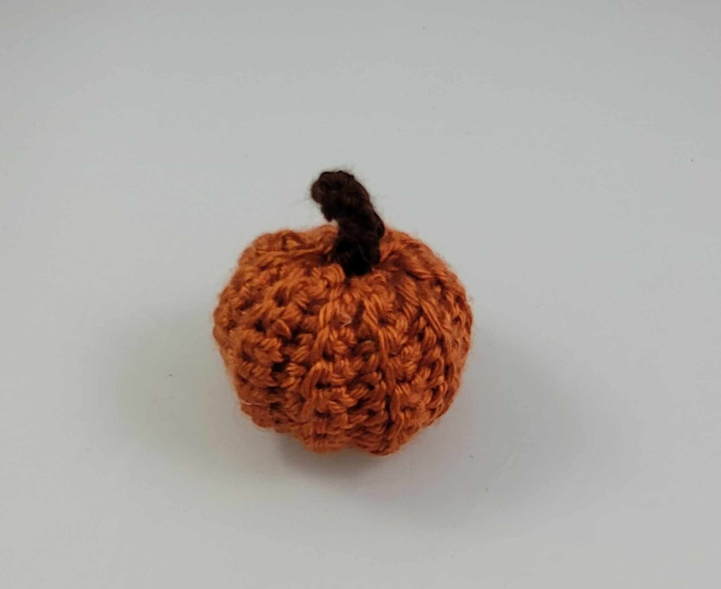 Crocheted Burnt Orange Pumpkin