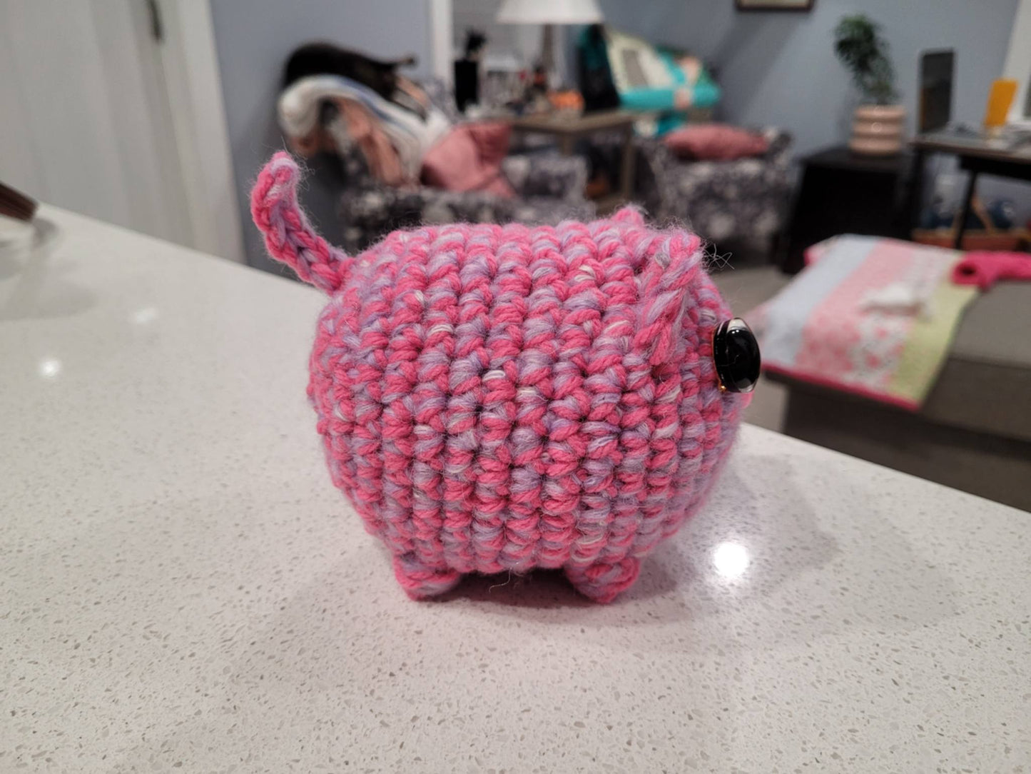 Purple and Pink Cat