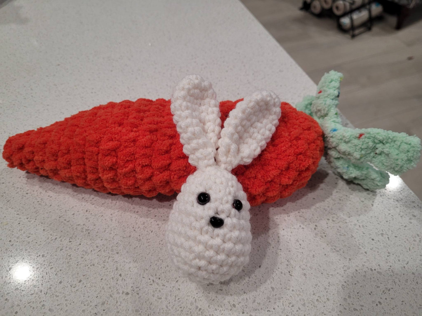 Carrot with White Bunny