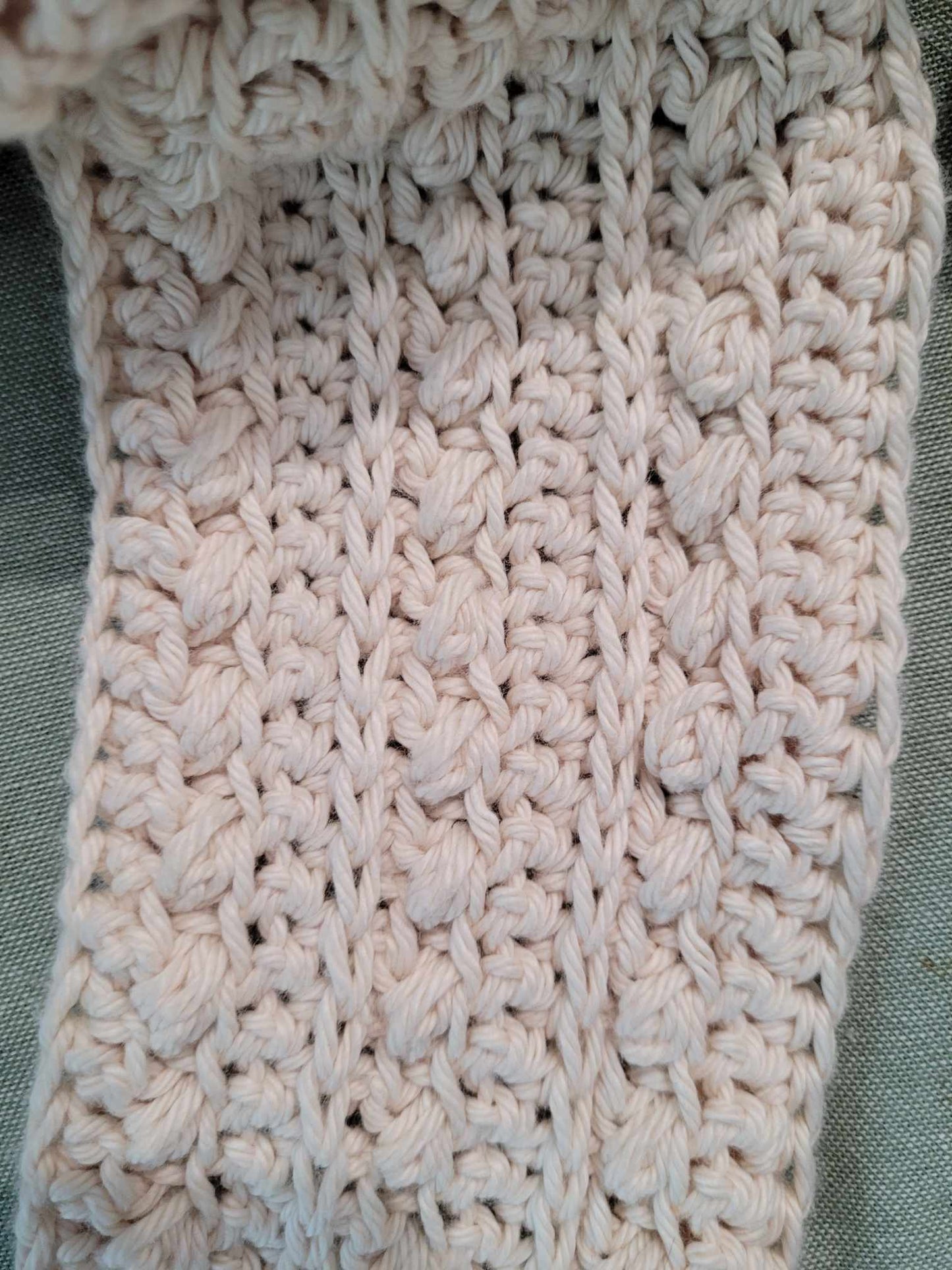 Crocheted Scarf with Matching Hat