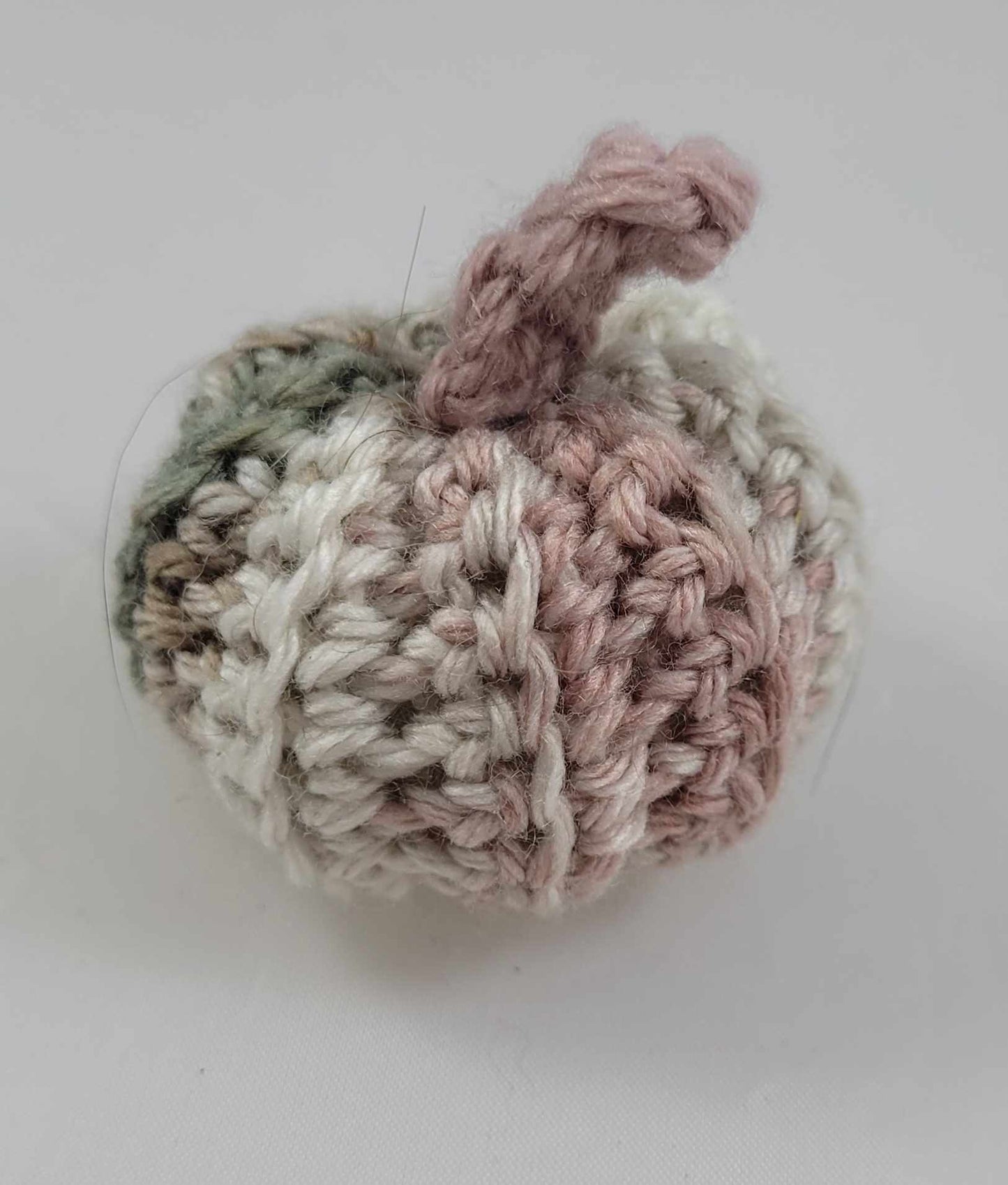 Crocheted Small Mauve Pumpkin