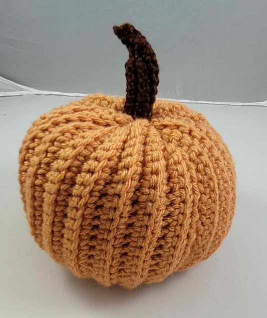 Crochet Light Orange Pumpkin