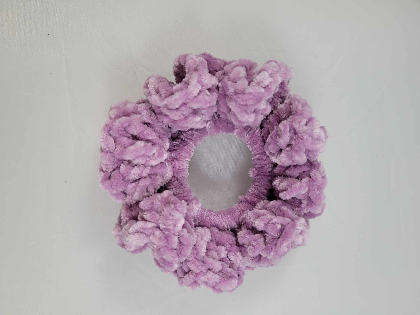 Crochet VELEVT Scrunchie Lilac
