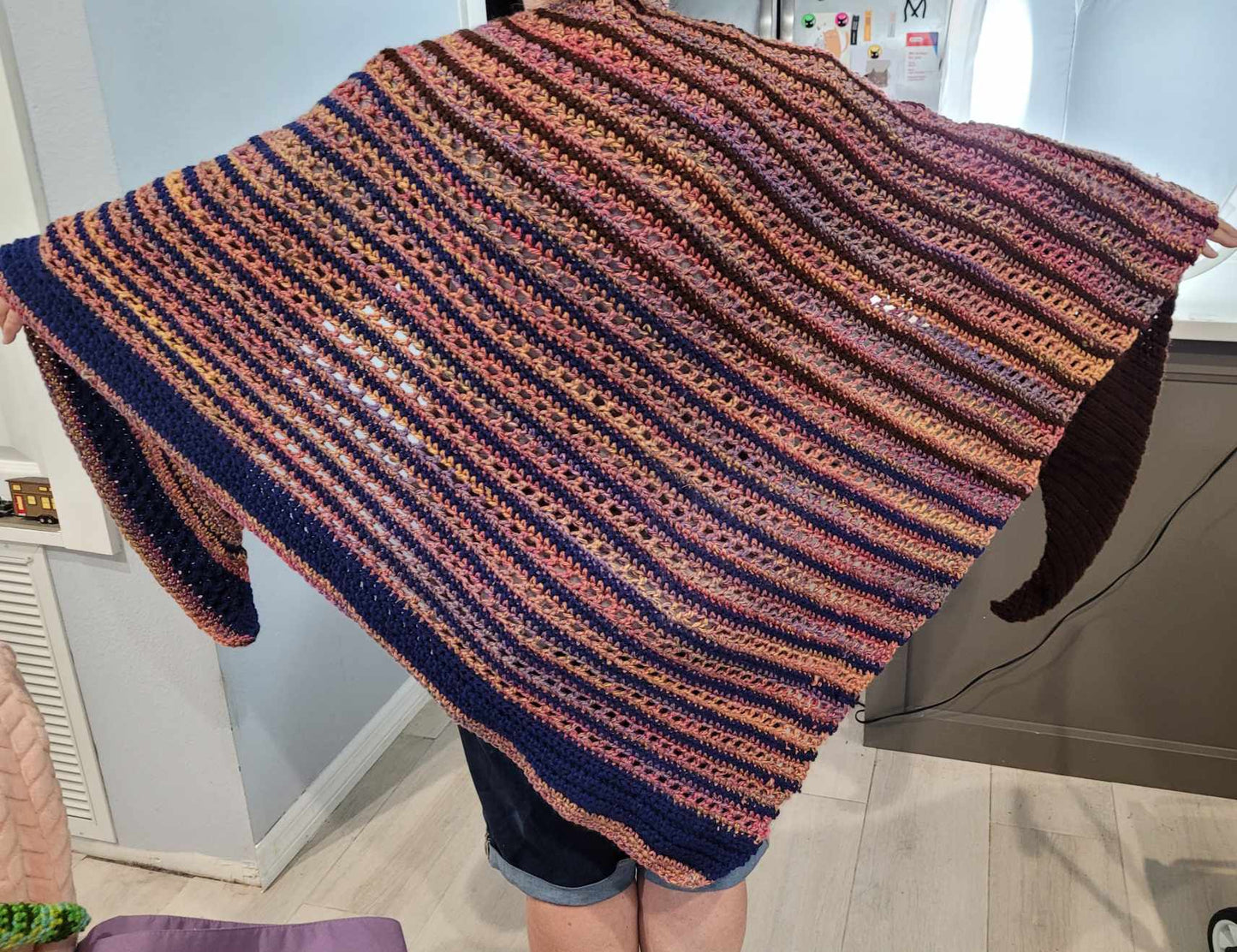 Crocheted Scarf Multi