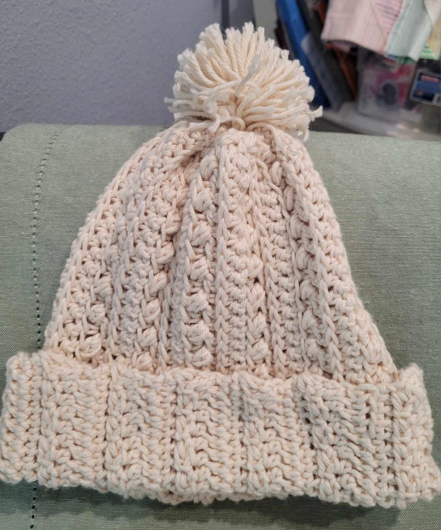 Crocheted Scarf with Matching Hat