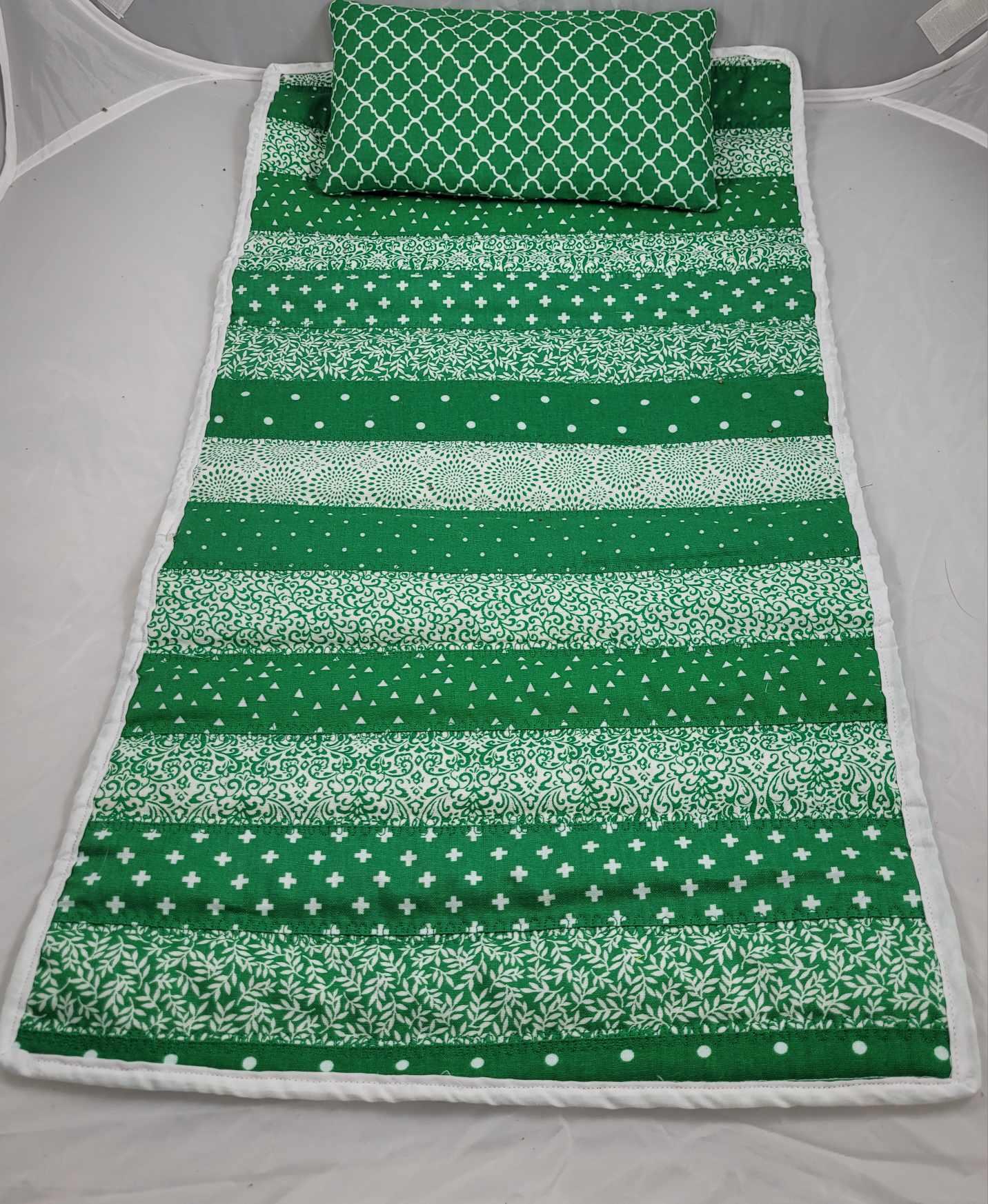Quilted Baby Doll Blanket and Pillow