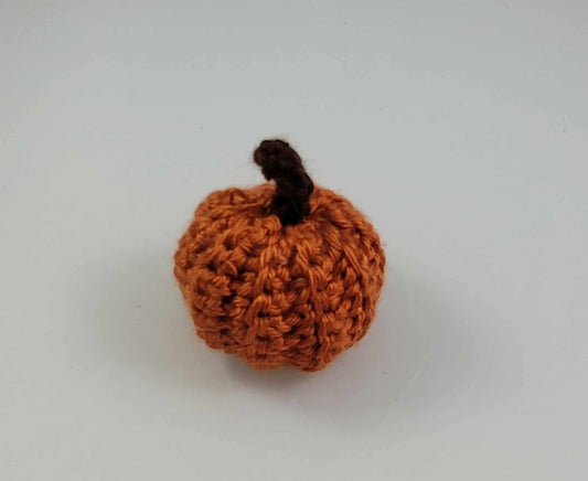 Crocheted Burnt Orange Pumpkin