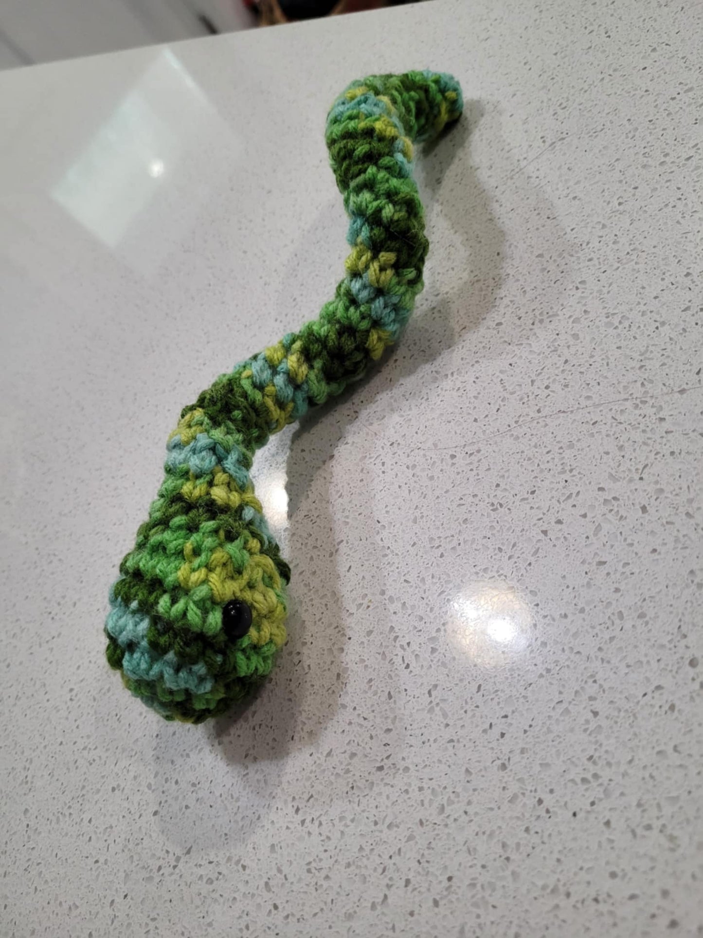 Crocheted Baby Snake