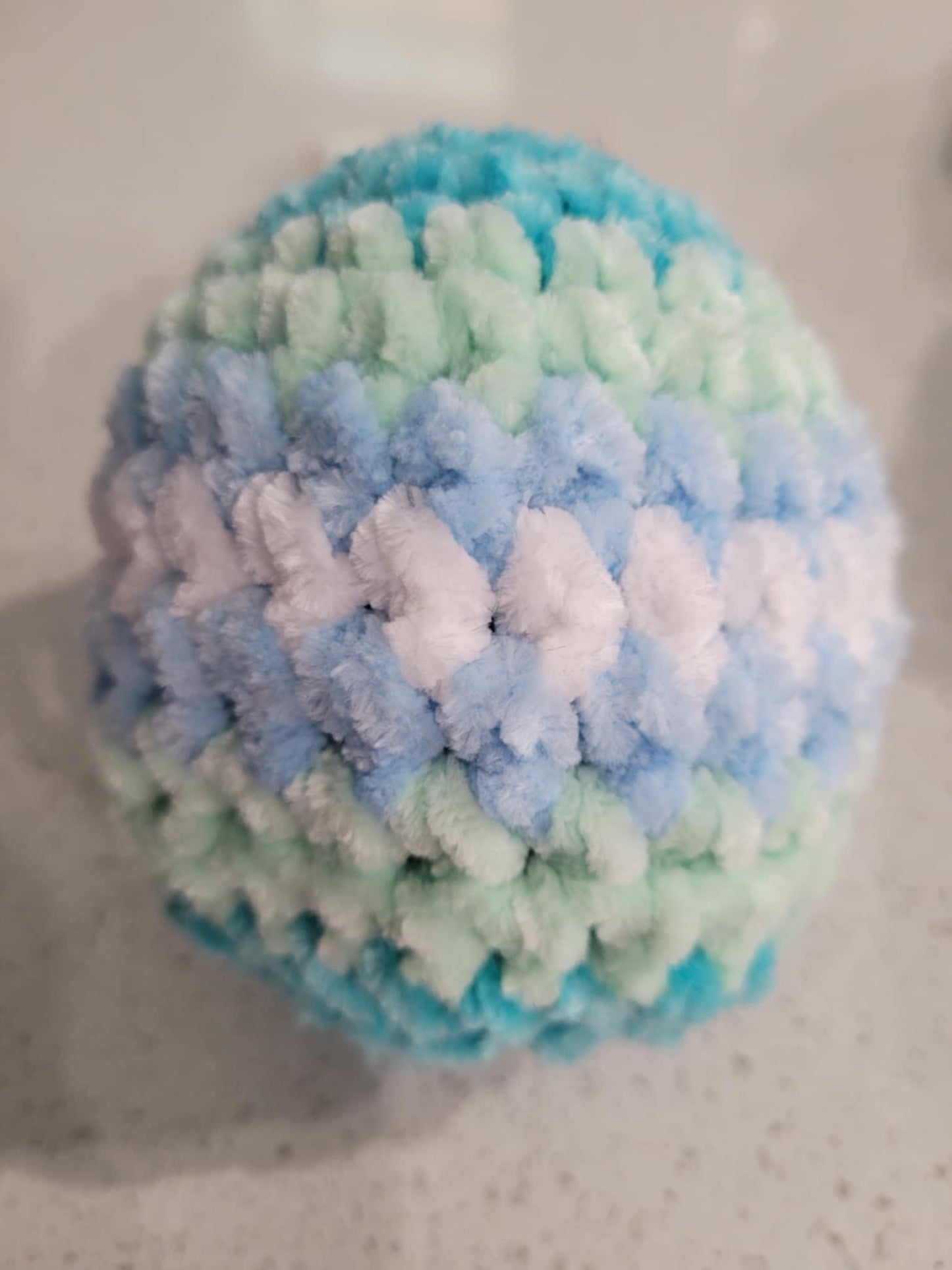Crocheted Easter Egg  Colors will vary
