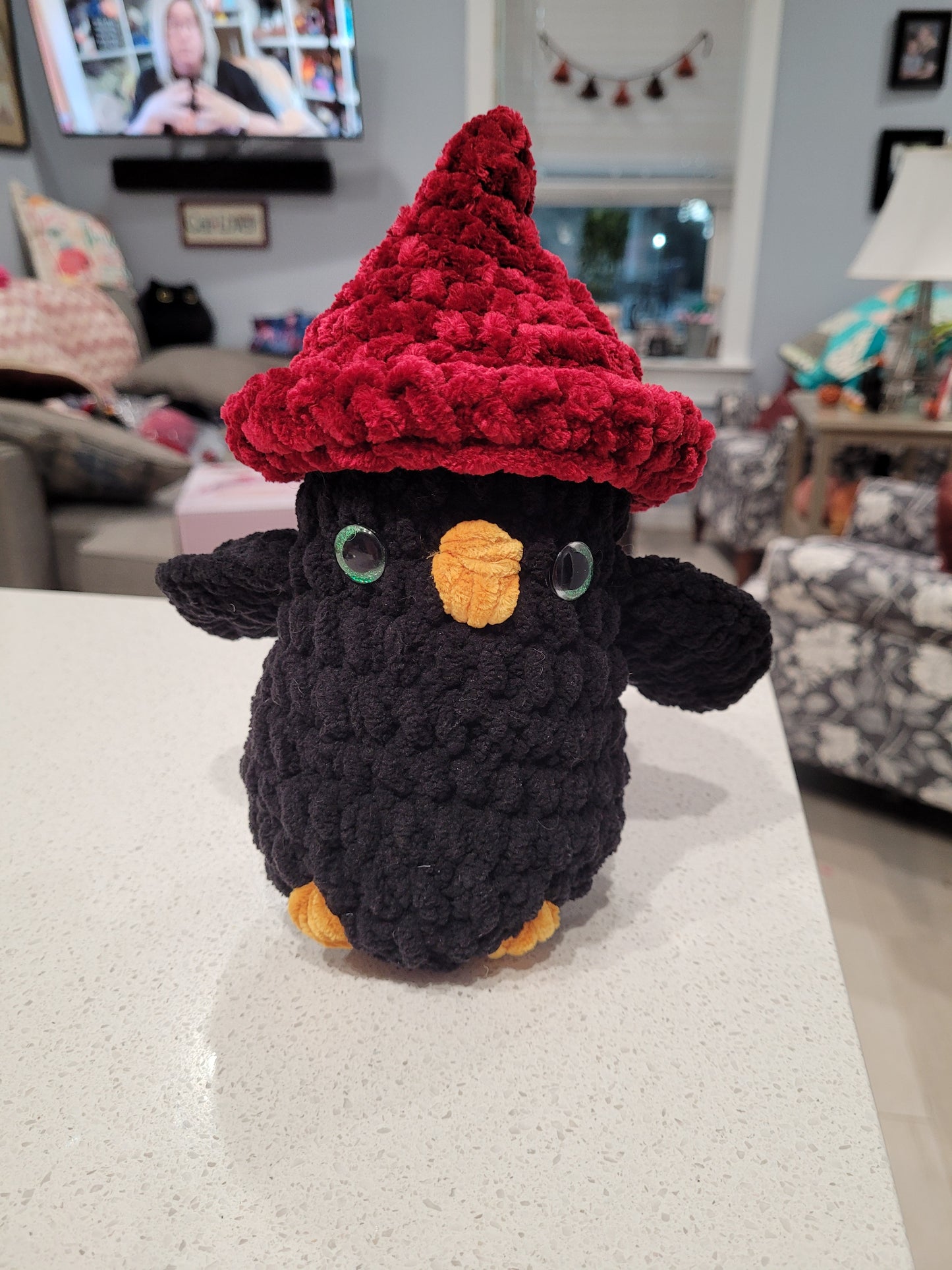 Crow with Hat